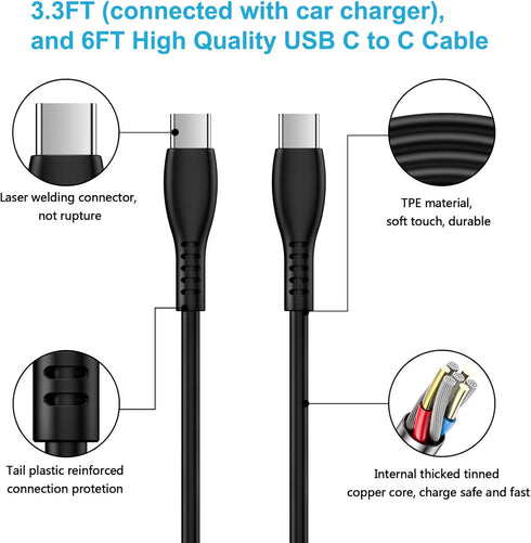 Samsung Galaxy Z Fold Flip 6 5 4 3 USB C Fast Phone Charger, S24 S23 S22 S21 S20+ S10e Ultra FE Plus, Wall Charger with