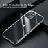 FanTEK 15 6.1 Inch Compatible with iPhone Case, Soft Clear Crystal TPU Phone Cases