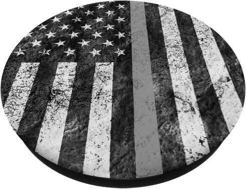 Gray Line Corrections Officer Flag PopSockets PopGrip: Swappable Grip for Phones & Tablets