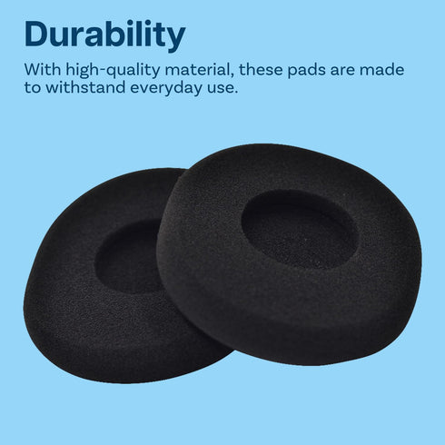Ear Pads Replacement for Logitech H800 Headphone by MMOBIEL, Sponge Ear Pad Cushions, Earpads Replacement, Black