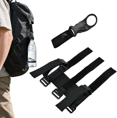 Lixternum Portable Speaker Mount for Bike, Waterproof Hook and Loop Fastener Strap Holder, Adjustable Strap Bike