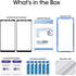 amFilm 3D Curved Tempered Glass Screen Protector for Samsung Galaxy Note 9, Full Coverage, Easy Install Tray, 2 Pack