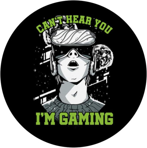 Game Gaming Player Video Games Virtual Reality VR PC Gift, PopSockets PopGrip: Swappable Grip for Phones & Tablets
