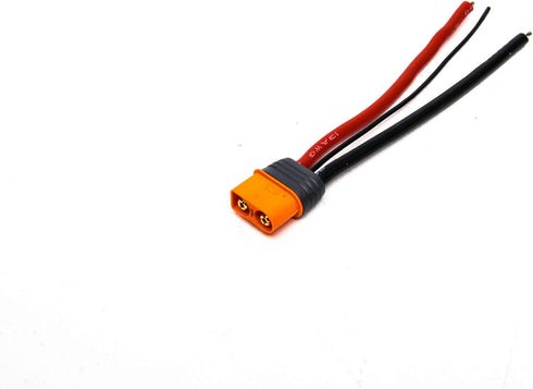 Spektrum Connector: IC3 Device with 4" Wires, 13 AWG, SPMXCA305
