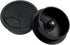 Lovelysp 2-3/8 inch Table Wire Cable Ring Hole Cover for Office PC Desk Cable Cord Organizer Plastic Cover (Open Hole 60mm Wire Box Black)-4PCS
