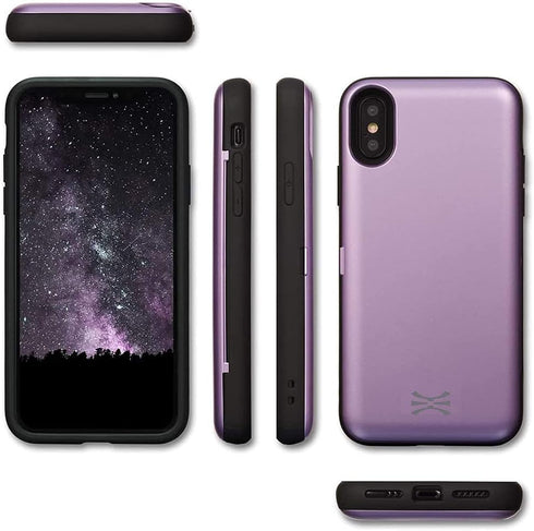 TORU CX PRO II Wallet Case for iPhone Xs/iPhone X | Protective Shockproof Heavy Duty Cover with Hidden Card Holder &