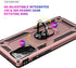 Samsung Galaxy Note 20 Case, Note20 5G Military-Grade Shockproof Cover with HD Screen Protectors, Rose Gold