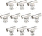 uxcell 10Pcs BNC 1 Male to 2 Female 3 Way T Shape Adapter Connector Splitter
