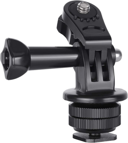 NEEWER Phone Holder / Hot Shoe Mount Adapter Kit for GoPro Hero, DJI OSMO, iPhone13 Pro Max, DSLR