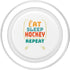 Couscous Eat Sleep Hockey Repeat funny retro vintage PopSockets MagSafe PopGrip for iPhone