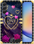 Compatible Samsung Galaxy A54 5G Case, Love Yourself Soft TPU Shockproof Protective Square Cover for Women Girls