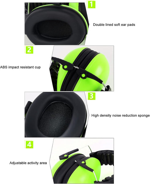 Hilitand Baby Headphone with ABS Noise Canceling Technology, Perfect Fit for Baby Ear, Soft Infant Headphone