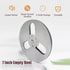 FOLOSAFENAR 1/4 Inch 7 Inch 3 Hub Empty Reel to Reel Take-up Reel - Universal Holes Aluminum Alloy Opening Part, Low