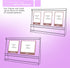 Elil Instax Frame for Fujifilm Instax Mini Film - Acrylic Desktop Picture Display