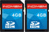 INDMEM SD Card 4GB SDHC Class 4 Flash Memory Card, 2 Packs for Digital Cameras