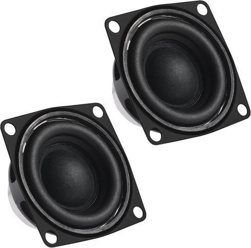 2Pcs 2" 4Ohm 10W Full Range Audio Speaker, Stereo Woofer Loudspeaker for Arduino, 2inch 4Ohm 10W