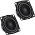 2Pcs 2" 4Ohm 10W Full Range Audio Speaker, Stereo Woofer Loudspeaker for Arduino, 2inch 4Ohm 10W