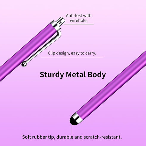 YITIAOXIAOYU 40 Pack Screens,10 Stylus Pen,High Precision and Sensitivity Stylus for Everyday Writing/Drawing,Universal