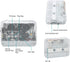 Lazmin112 Bluetooth Cassette Player, Portable Stereo Tape Player with Headphone, Auto Reverse Function, White