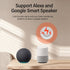 WiFi Siren Alarm, Smart Home Wireless Burglar Alarm, 100dB Sounder, Tuya App Control, Compatible with Alexa