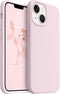 AOTESIER Shockproof Liquid Silicone Case for iPhone 13 Mini, Full Body Drop Protection 5.4 inch Slim Thin Cover, Ice