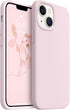 AOTESIER Shockproof Liquid Silicone Case for iPhone 13 Mini, Full Body Drop Protection 5.4 inch Slim Thin Cover, Ice