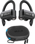 Wireless Earbuds with Microphone, Bluetooth Headphones Over The Ear, 70H Playback Time, Leather Display Case, HiFi
