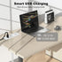 Geao Adapter 1500W Recessed Power Strip Mount Hidden Charging Station with USB Plug Multiple Surge Protector Outlet