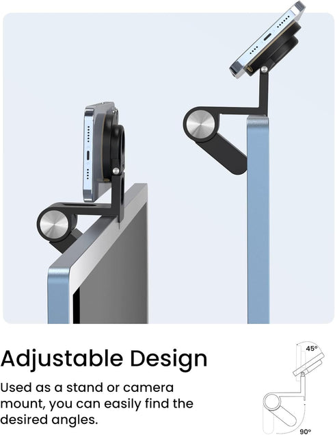 SODI Continuity Camera Mount for Desktop Monitor & iMac, Adjustable Magnetic Stand for iPhone