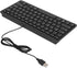 Yoidesu Wired Keyboard, TT-A01 78 Keys USB Mute Ultra Thin Mini Keyboard for PC Laptop (German)
