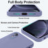 Vooii Lavender Grey iPhone XR Case, Upgraded Liquid Silicone with Square Edges and Camera Protection