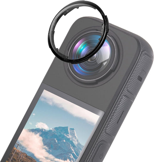 JINSERTA Dual Lens Guards for Insta360 X4 Action Camera, Protective Case for Insta 360 ONE X4 360 Waterproof Accessory