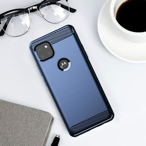 Osophter Case for Moto One 5G Ace, Shock-Absorption Flexible TPU Rubber Protective Cell Phone Cover for Motorola Moto