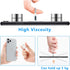 Cell Phone Ring Holder Stand (5 Pack) - Silver Transparent Kickstand with 360° Rotation for Various Phones
