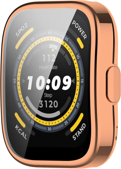 5 Pack Screen Protector Cases Compatible with Amazfit Bip 5 Smart Watch, 1.91inch Protective Case Intended for Amazfit