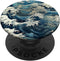 Wave Water Pattern Graphic PopSockets Standard PopGrip
