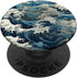 Wave Water Pattern Graphic PopSockets Standard PopGrip