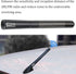 KHGUZ 4.7 Inch 9 2 2 Carbon Fiber Car Short Antenna, American Flag Vehicle AM/FM Radio Reception Antenna, Patriotic