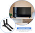 ULTECHNOVO Tv Stand Replacement Base Pedestal Feet Tabletop Bracket with Screws Black Tv Holder Support for Living Room
