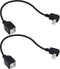 SinLoon USB 2.0 Type-B Printer Cable, 2-Pack USB B Female to Type B Male (90 Degree Down)