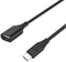 Perixx PERIPRO-403 1ft USB Type-C Male to USB-A Female Cable - USB 2.0 for Keyboard, Mouse, Smartphone, Laptop, Tablet