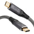 USB C to USB C Cable 10ft - Long USB C 3.2 Gen 2x2 Monitor Cable, 4K, 20Gbps Data Transfer, 100W Fast Charging,