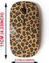 2.4G Wireless Mouse with Cute Pattern Design for All Laptops and Desktops with Nano Receiver - Animal Print Graphic