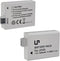 LP E5 Battery Pack, 2-Pack 1600mAh Battery Compatible with Canon EOS Rebel XS, T1i, 1000D, and More