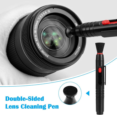 ARVOK Professional Camera Cleaning Kit (32 pcs), Air Blower, Cleaning Pen, Spray, Cloth for Canon, Nikon, Sony