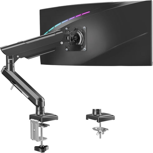 MOUNT PRO Single Monitor Desk Mount, 13-32 inch Adjustable Full Motion Monitor Arm, Computer