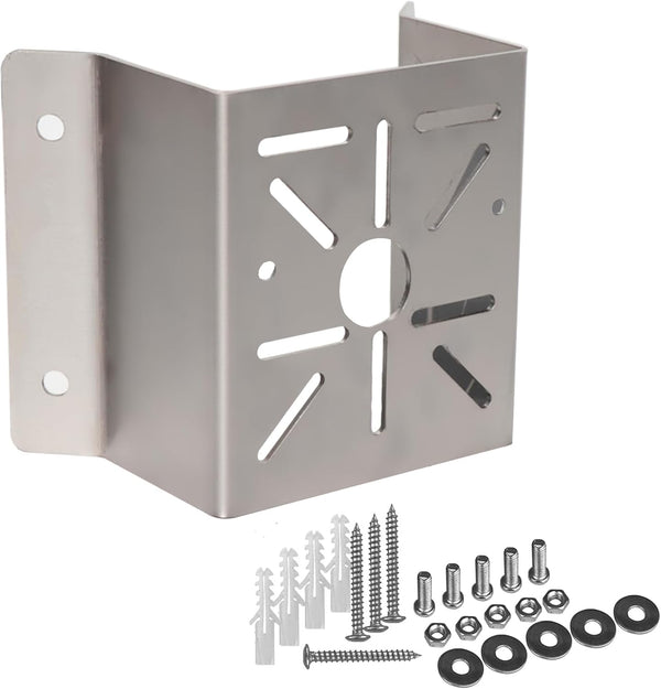WiTi Stainless Steel Universal Corner Mount for Security Camera, Wall Mount Bracket for CCTV Cameras, LED Wall/Stage