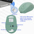 Bluetooth Mouse, Rechargeable Wireless Mouse for Laptop/iPad/MacBook, Silent Portable Slim for Surface Pro/PC (Light