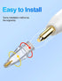 BLEBLE 8 Pack 2nd 1st Replacement Pencil Tips for Apple Pencil Pro - Fine Point Metal Tip for Apple Pencil Generation