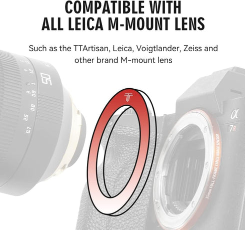 TTArtisan M Lens to Z Mount Lens Adapter Converter Ring, Compatible with Z6 Z7 Z50 Camera